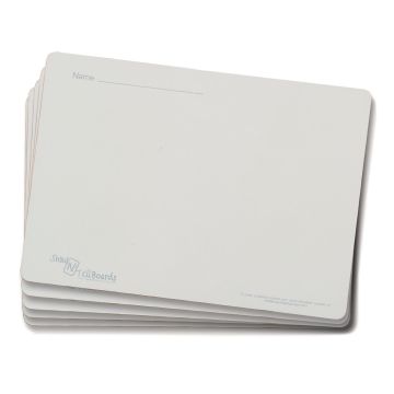 Classmates Rigid Whiteboards - Non-magnetic - A4 Plain - Pack of 10