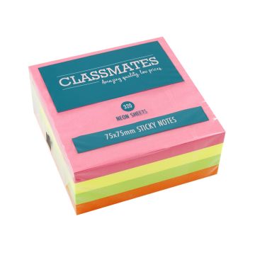 Classmates Sticky Notes Assorted 75 x 75mm
