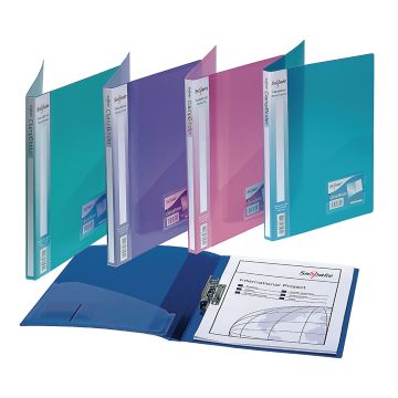 Snopake Clamp Binder A4 Assorted - Pack of 10