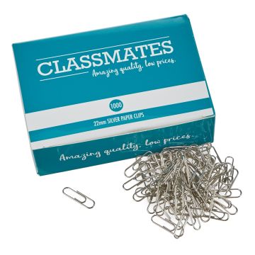 Classmates Paper Clips Small 22mm - Pack of 1000