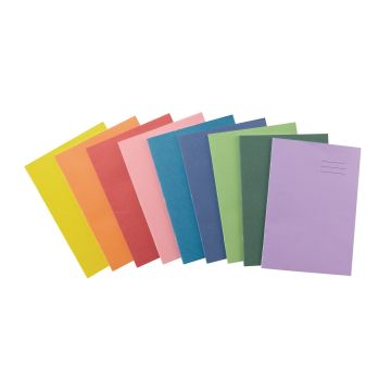 A4 Exercise Book 64 Page 8mm Ruled With Margin - Buff - Pack of 50