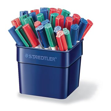 Staedtler Whiteboard Marker Pens Assorted Bullet Tip - Pack of 36
