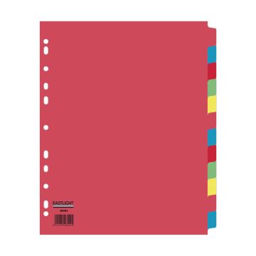 Eastlight A4 Extra Wide Subject Dividers 12-part Europunched