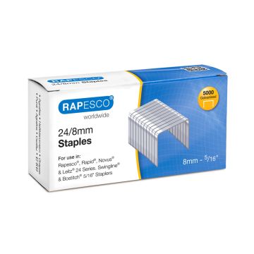 Rapesco Staples 24/8mm - Pack of 5000