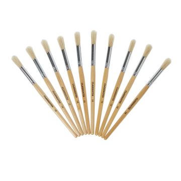 Classmates Short Round Paint Brushes - Size 12 - Pack of 10