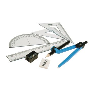 Helix Compact Maths Set - Pack of 12