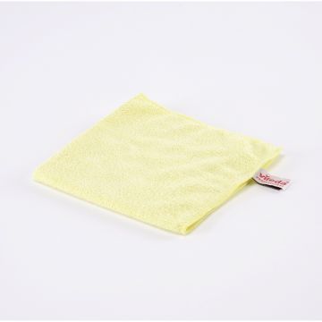 Vileda 'Microtuff Lite' Microfibre Cloths - Yellow - Pack of 10