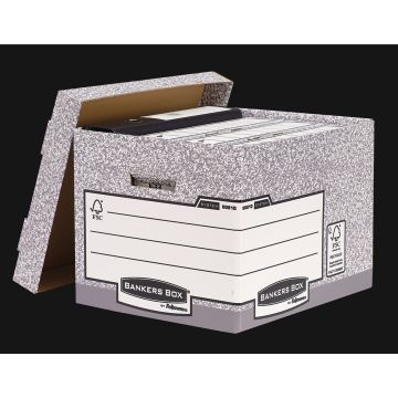 Standard Storage Box - Grey/White - Pack of 10