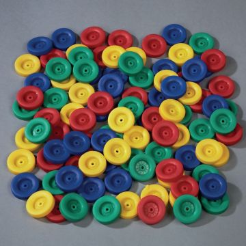 Plastic Wheels - 40mm dia. - Pack of 100