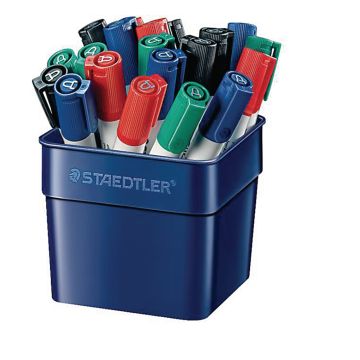 Staedtler Whiteboard Marker Assorted Bullet Tip - Pack of 80