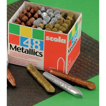 Metallic Crayons - Pack of 48