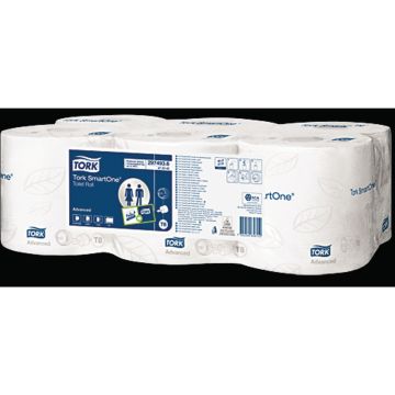 Tork SmartOne Toilet Roll - 2 Ply - Pack of 6