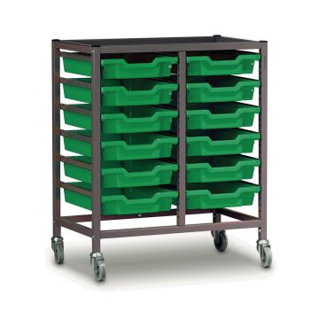 Gratnells Double Column Trolley - H850mm