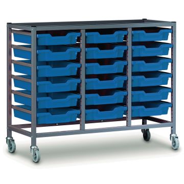 Gratnells Treble Column Trolley - H725mm
