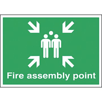 Safety Signs - Fire Assembly Point - 450 x 600mm PVC