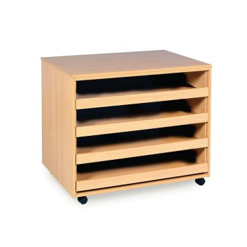 Sliding Drawer Paper Storage Unit