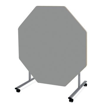 Tilt Top Table - Octagonal - 6-8yrs - Grey