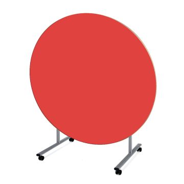Tilt Top Table Circular 11-14 years Red