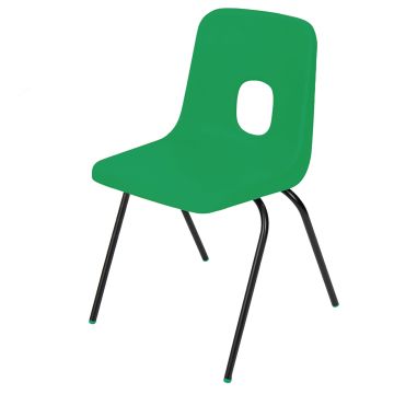 Series E Polypropylene Classroom Chair - Lime - 14yrs