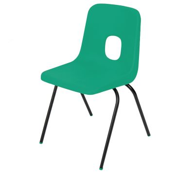 Series E Polypropylene Classroom Chair - Green - 4-6yrs