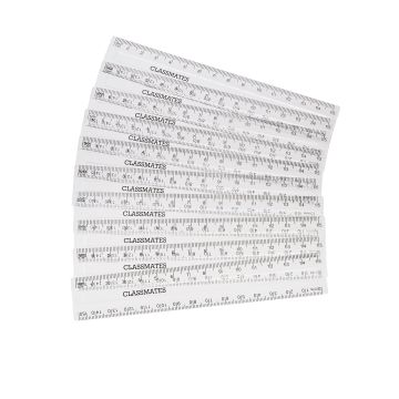 Classmates Rulers Transparent 150mm - Pack of 100