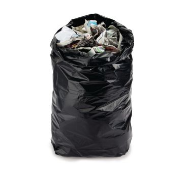 Heavy Duty Refuse Sacks - 400 x 635 x 990mm - Black - Pack of 200
