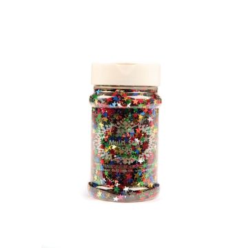 Brian Clegg Glitter Shaker Multi - stars - 150g