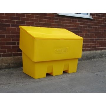 400L Grit Bin Closed Front