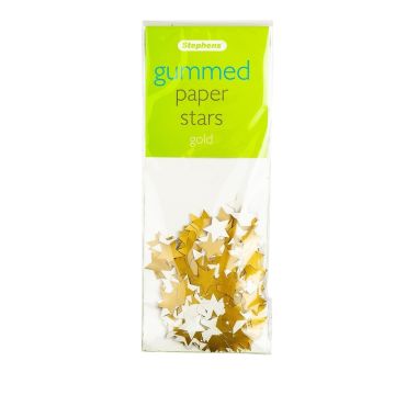 Gummed Gold Stars 18mm - Pack of 2000