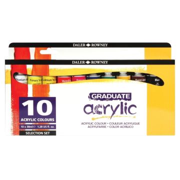 Daler & Rowney Graduate Selection 38ml - Set of 10