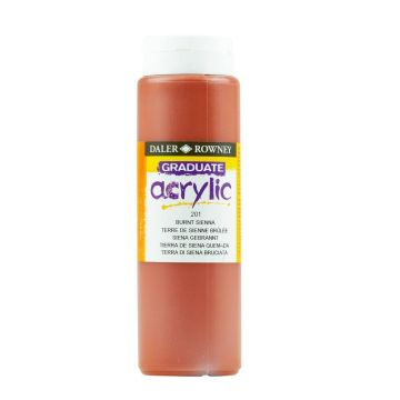 Daler & Rowney Graduate Acrylic 500ml - Burnt Sienna