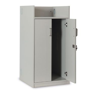 Lectern with Storage - Grey