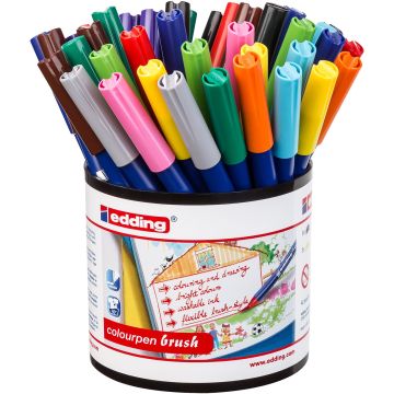 Edding Colour Pen Brush - Pack of 42