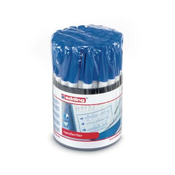 Edding Handwriting Pen - Blue - Pack of 42