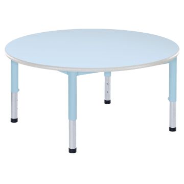 Harlequin Circular Bundle & 4 Chairs - 4-6 Years - Soft Blue