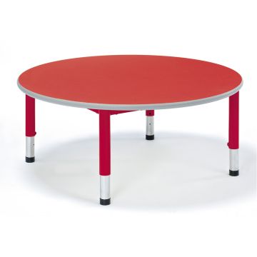 Harlequin Circular Bundle & 4 Chairs - 4-6 Years - Red