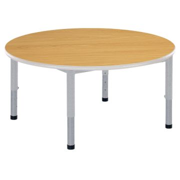 Harlequin Circular Bundle & 4 Chairs - 6-8 Years - Beech