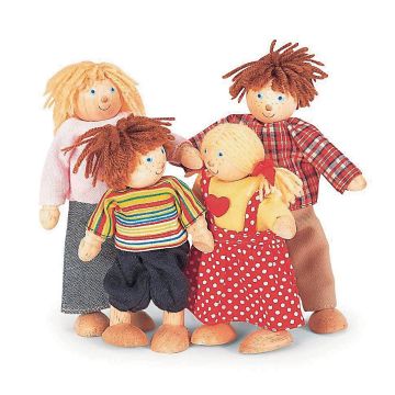 Tidlo White Doll Family