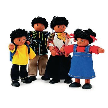 Tidlo Black Doll Family