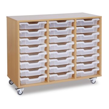 GALT Tall Triple Bay Units - Clear Trays