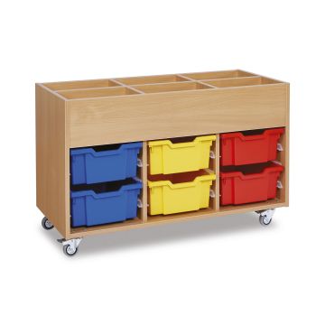 Mobile Deep Tray Kinderbox - Colour Trays