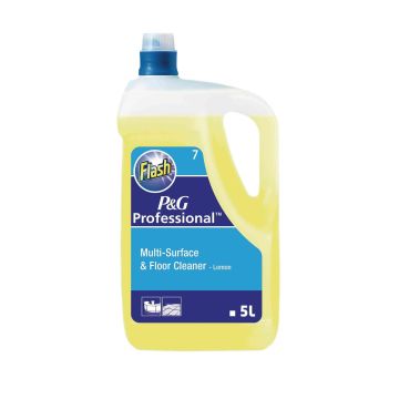 P & G Professional Flash Multi - Surface and Floor Cleaner - Lemon - 5L - Pack of 2
