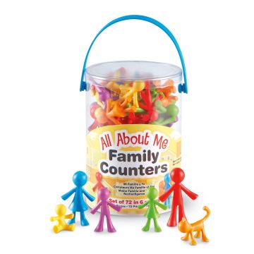 All About Me Family Counters - Pack of 72