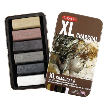 Derwent XL Charcoal Assortment - Pack of 6