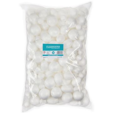 Polystyrene Balls and Eggs - Pack of 600