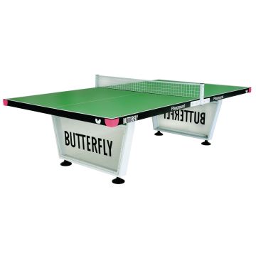 Butterfly Outdoor Playground Tennis Table - Green