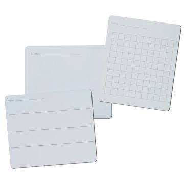 Classmates Lightweight Whiteboards - Non-magnetic - A4 Gridded - Pack of 10