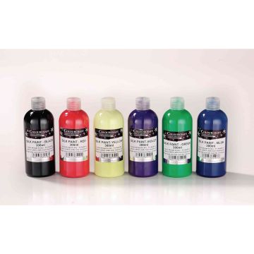 Colour Craft Silk Paint - 300ml -  Black