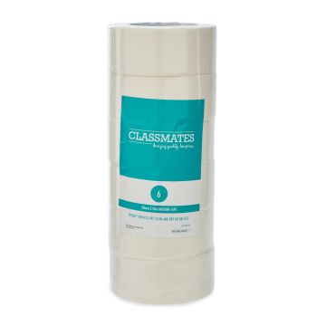 Classmates Masking Tape 50mm x 50m - Pack of 6