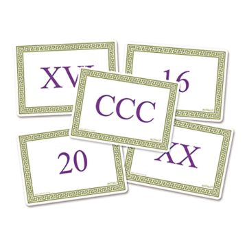Roman Numeral Cards - Pack of 40